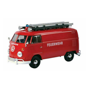 Motormax Volkswagen Type 2 (T1) Fire Truck Red 1:24 Scale Model