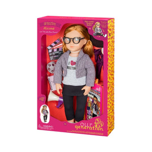 Our Generation Deluxe Doll Mienna 18inch With Book