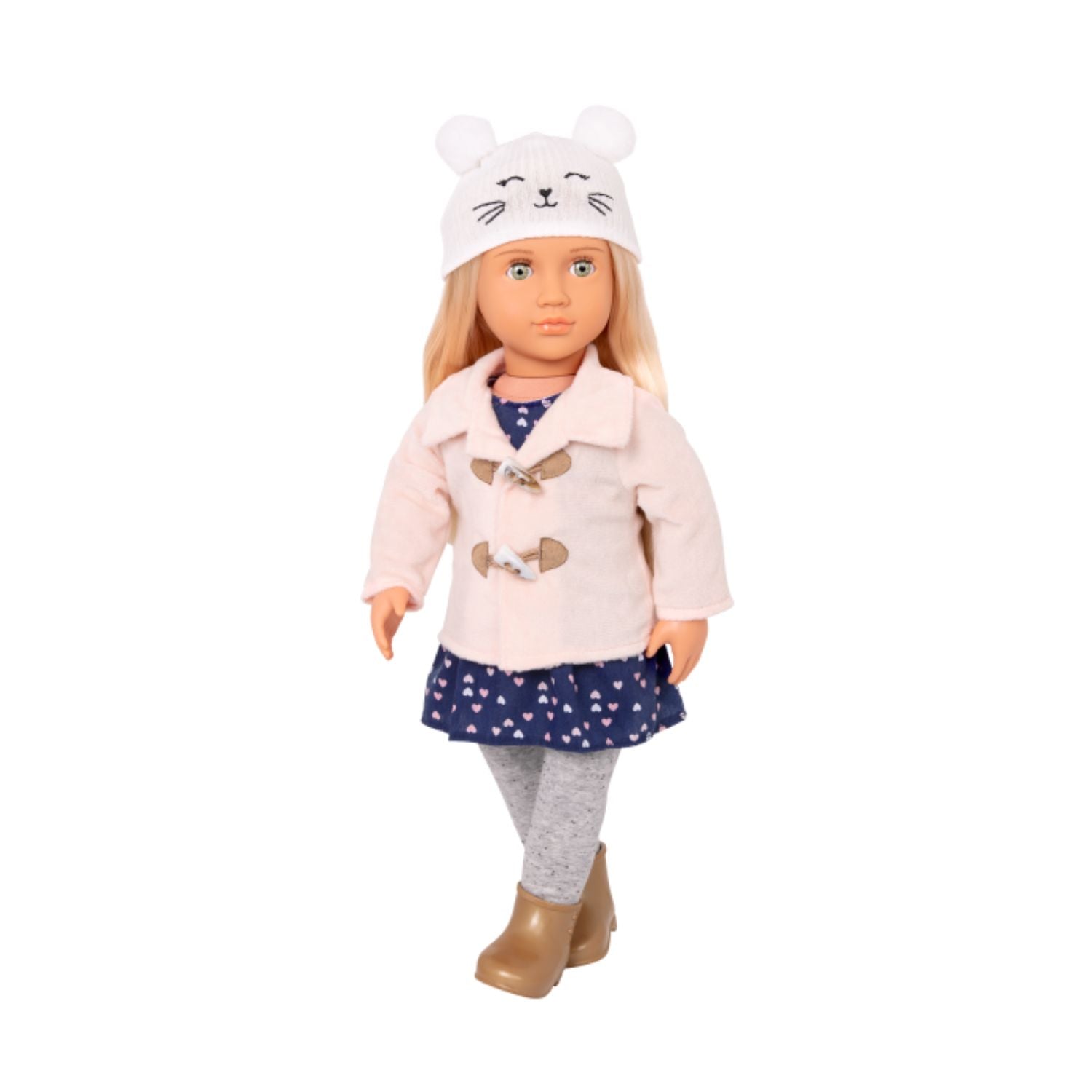 Our Generation Deluxe Duffle Coat Outfit - Cheerfully Chilly