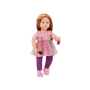 Our Generation Doll Deluxe Doll Drew with Book 18inch Auburn