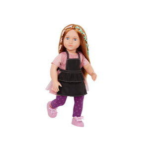 Our Generation Doll Deluxe Doll Drew with Book 18inch Auburn