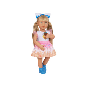 Our Generation Doll Deluxe Doll Lorelei with Book 18inch Blonde