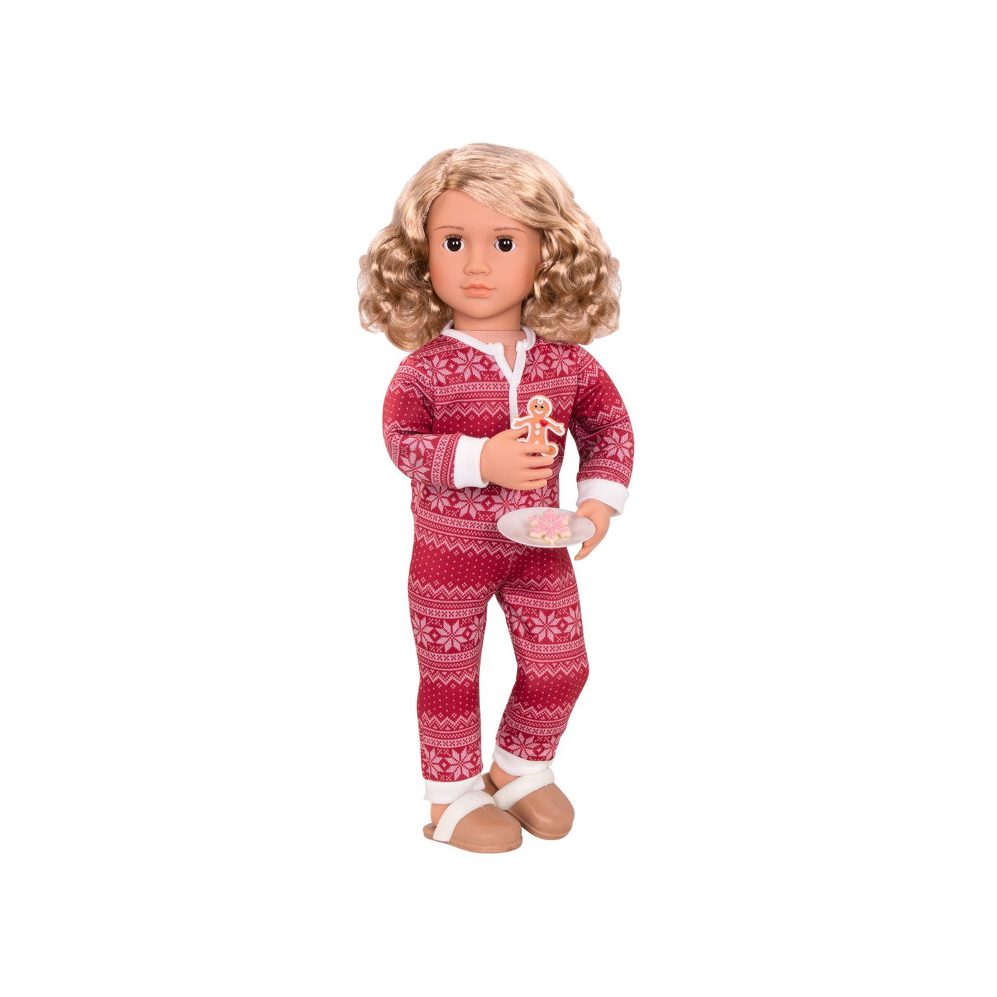 Our Generation Doll Deluxe Doll Noelle with Book 18inch Blonde