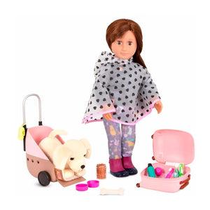 Our Generation Doll & Pet Travel Playset - Passenger Pets