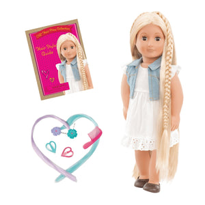 Our Generation Hairplay Doll Phoebe 18inch Blonde