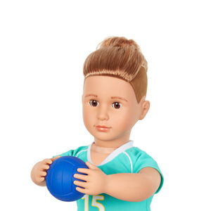 Our Generation Pro Doll Volleyball Johnny 18inch Blonde