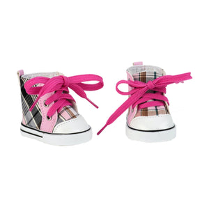 Our Generation Shoes for 18 inch Doll - Plaid All Over