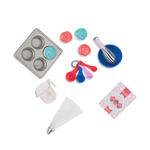 Our Generation Sleepover Accessories - Bake Me Cupcakes Kit
