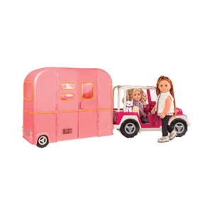 Our Generation Vehicles R.V. Seeing You Camper - Pink