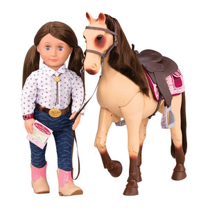 Our Generation Horse Morgan Poseable Cream 20inch