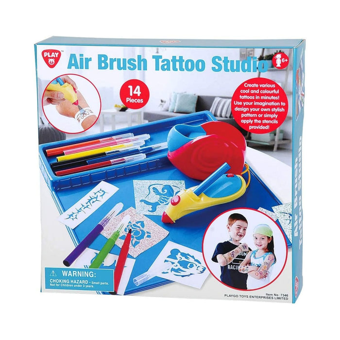 Play Go Air Brush Tattoo Studio 14 pcs