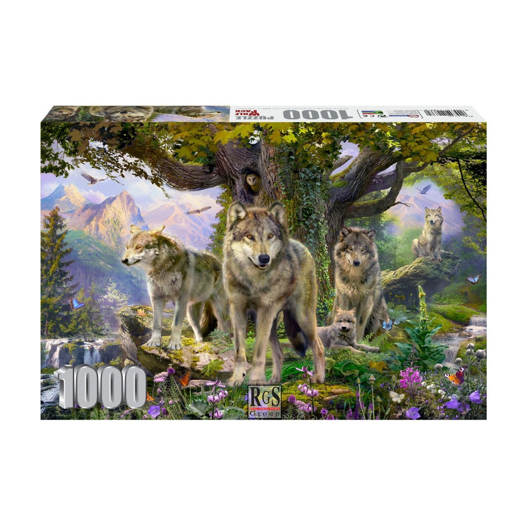 RGS Group Adult Puzzle Wolf Pack 1000 Pieces