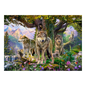 RGS Group Adult Puzzle Wolf Pack 1000 Pieces