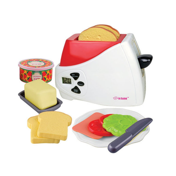 In Home Electronic Toaster Playset 13 Piece