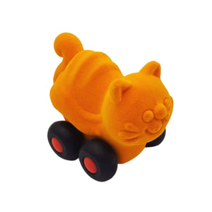 Rubbabu Rubber Cat On Wheels