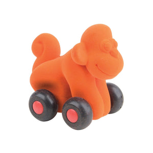 Rubbabu Rubber Monkey on Wheels