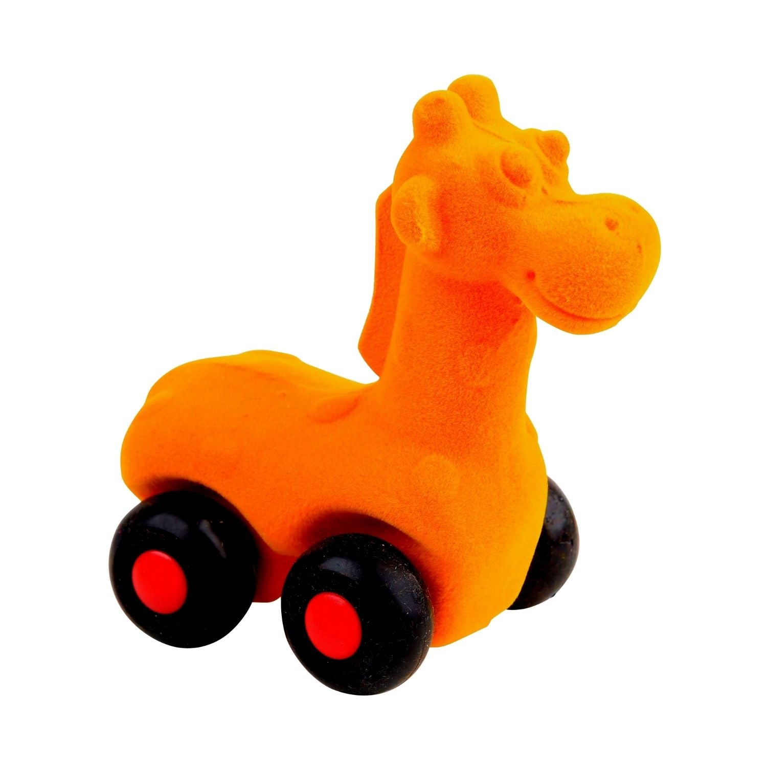 Rubbabu Rubber Giraffe On Wheels