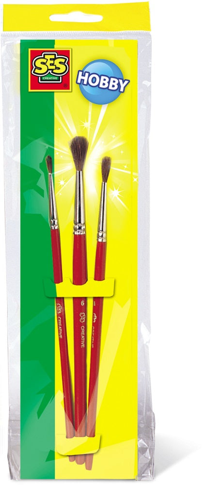 SES Creative Brush Set 3 Pieces
