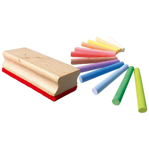 SES Creative Coloured Chalk With Wiper