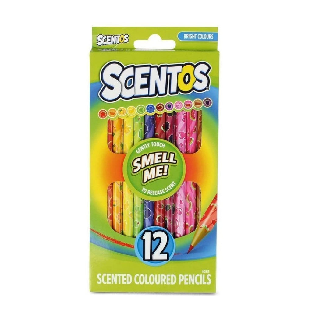 Scentos Scented Coloured Pencils 12 Pk
