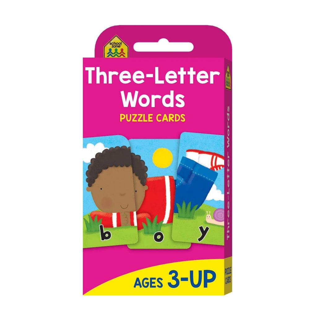School Zone - Flash Cards Three Letter Words