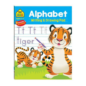 School Zone - Workbook Alphabet Writing and Drawing Pad