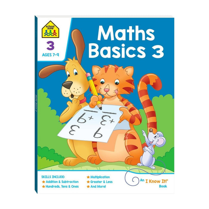 School Zone - Workbook Maths Basic 3