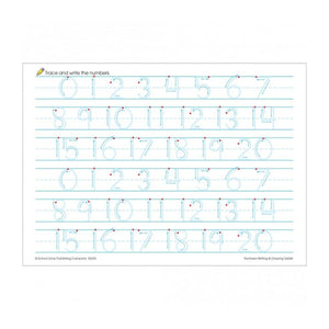 School Zone - Workbook Numbers Writing And Drawing Pad