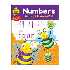 School Zone - Workbook Numbers Writing And Drawing Pad