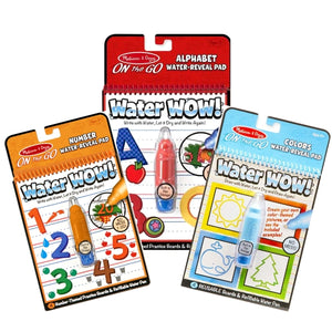 Water Wow Set Of 3 - Numbers, Alphabet & Colours