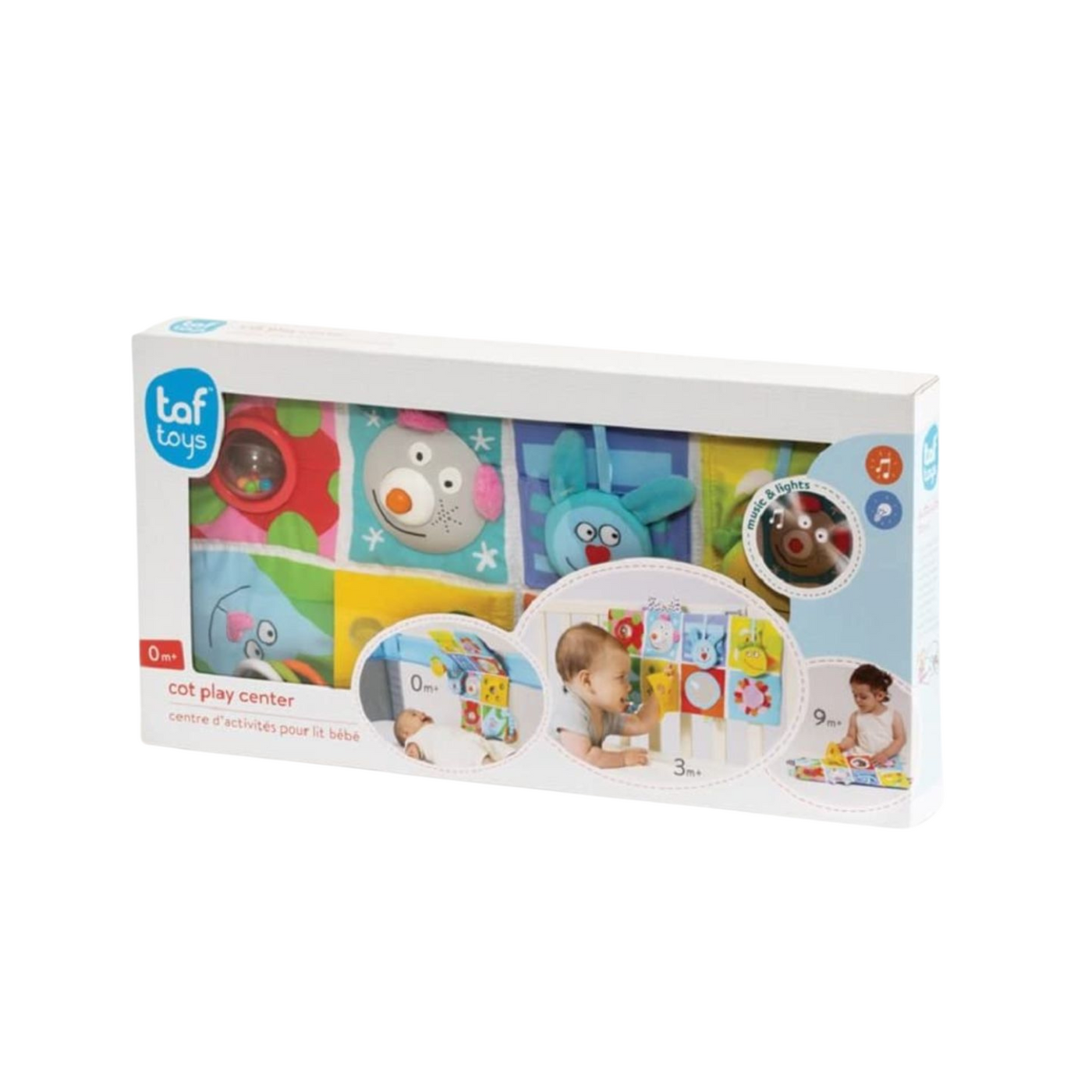 Taf toys cot play top centre