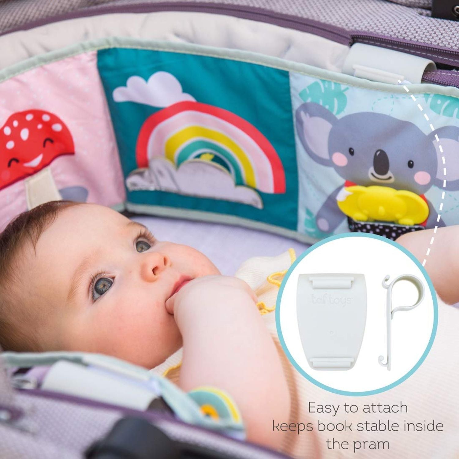 Taf Toys Koala Clip On Pram Book