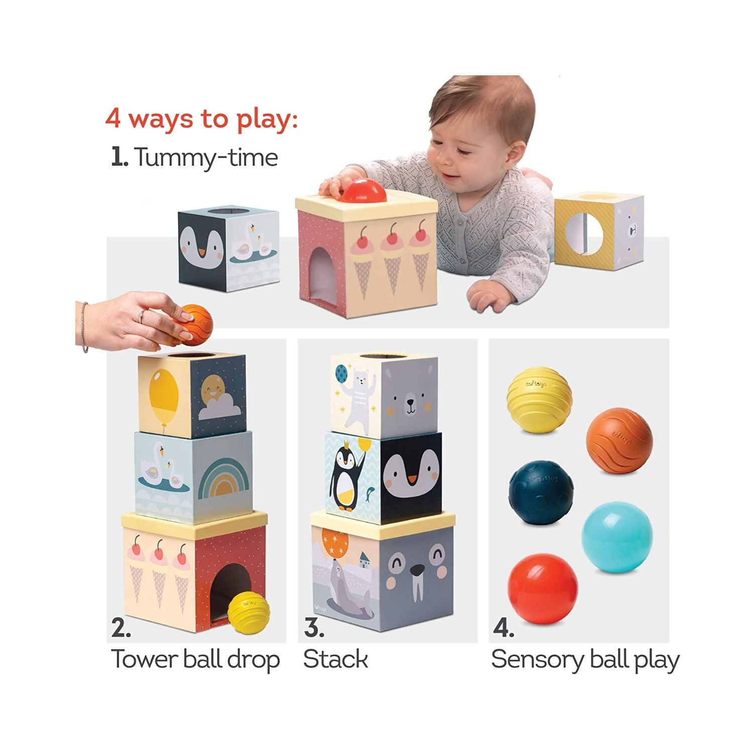 Taf Toys North Pole Ball Drop Stacker