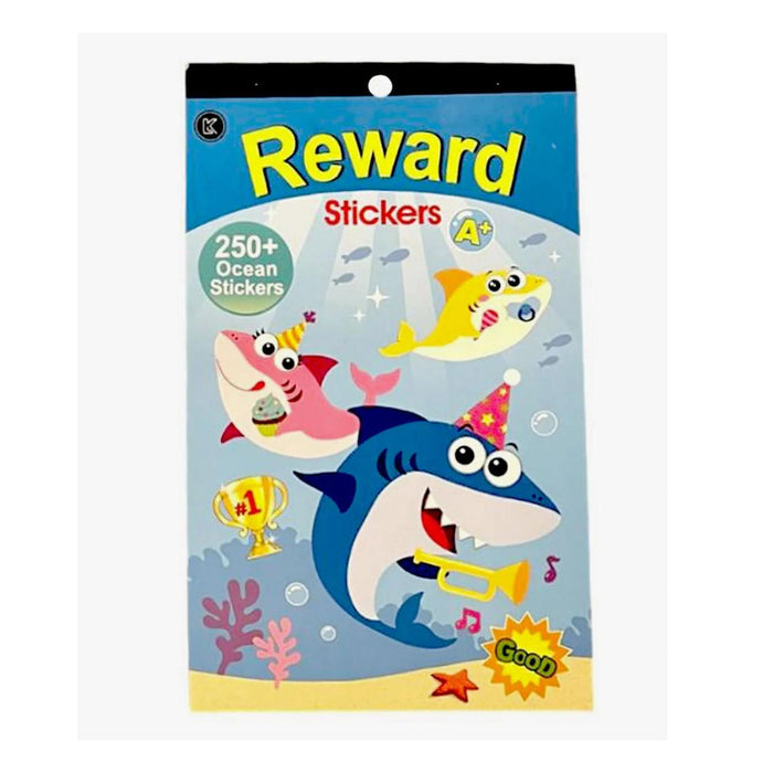 Teacher Reward Sticker Pad - 250 Ocean Stickers