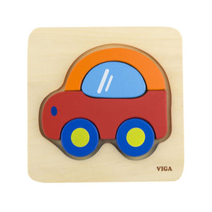 VIGA Handy Block Puzzle - Car