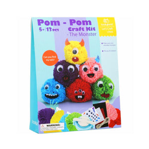 TookyToy Pom - Pom Craft Kit - The Monster