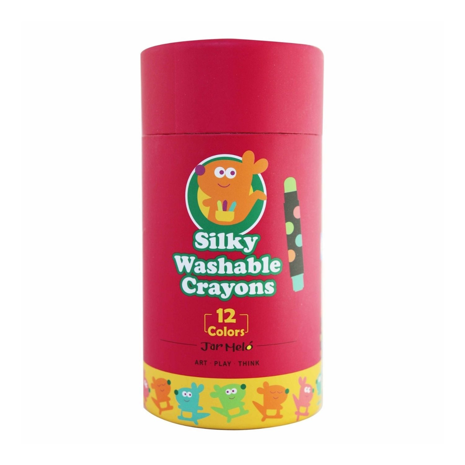TookyToy Silky Washable Crayon - Baby Roo 12 Colours