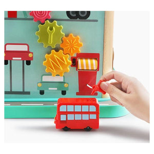 TopBright 5 in 1 Busy City Activity Cube