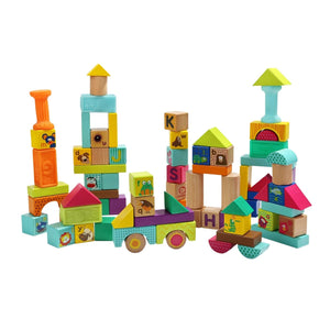 TopBright Animal Squeeze And Wooden Blocks
