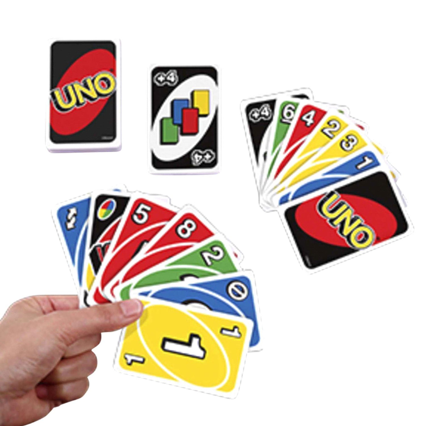 UNO Triple Play Stealth Game Black Edition Family Card Game COMPLETE