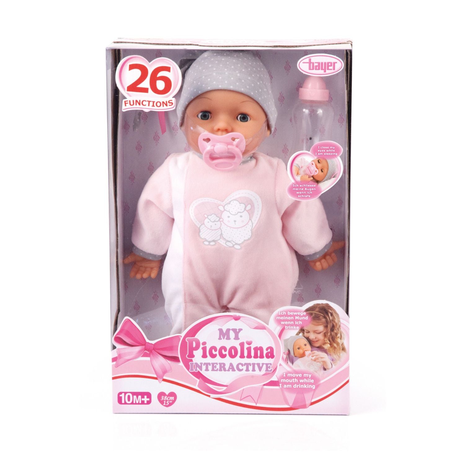 Bayer My Piccolina Interactive Doll (38cm) w/sounds