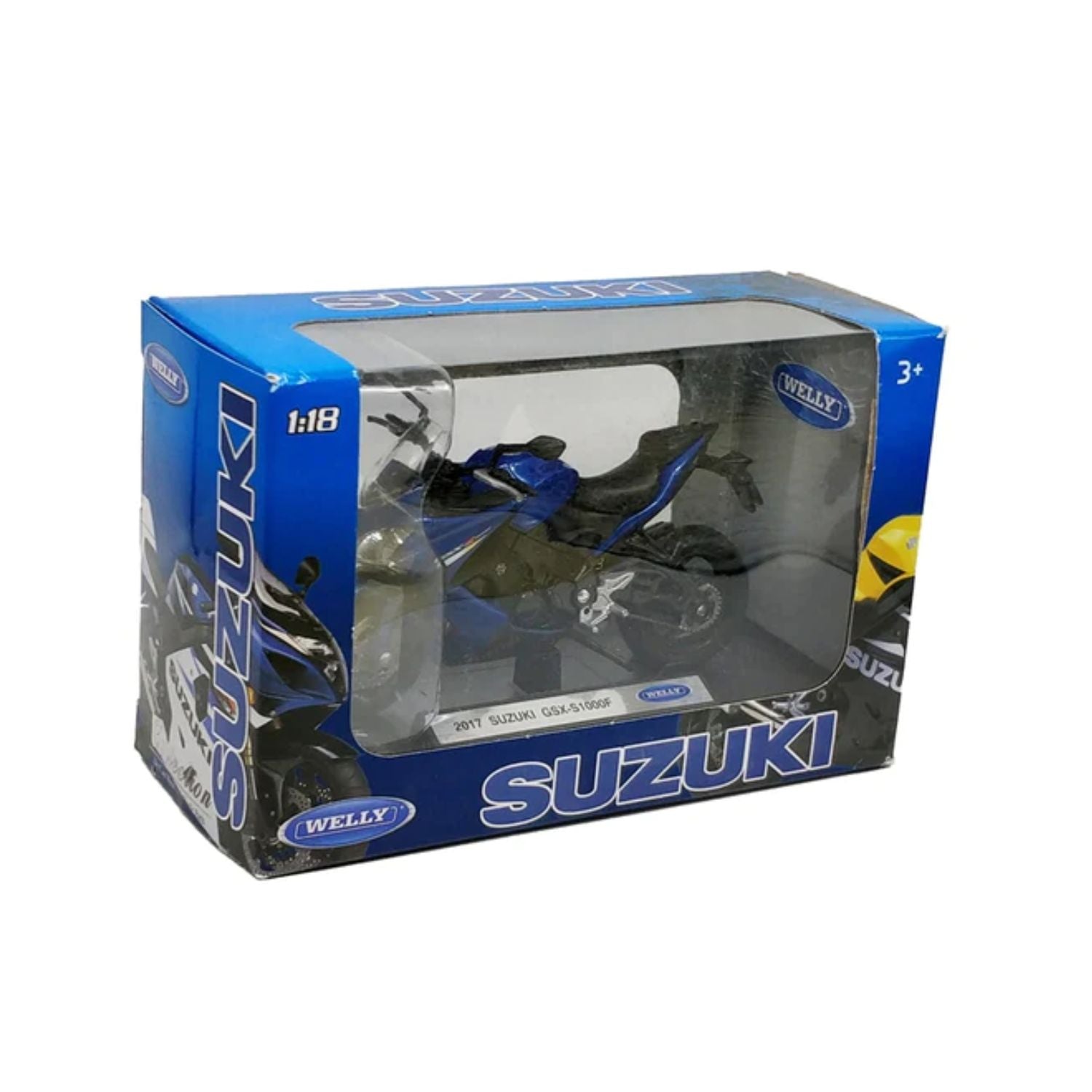Welly 1/18 Suzuki GSX-S1000F Blue/Black 2017