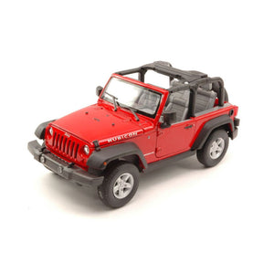 Welly 1/24 Jeep Wrangler Rubicon Soft Top Red 2007