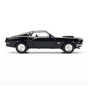 Welly Ford Mustang Boss 429 Black 1969 1:24 Scale Diecast Car