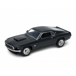Welly Ford Mustang Boss 429 Black 1969 1:24 Scale Diecast Car