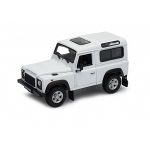 Welly Land Rover Defender White 1:24 Scale Diecast Car