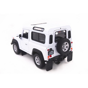 Welly Land Rover Defender White 1:24 Scale Diecast Car