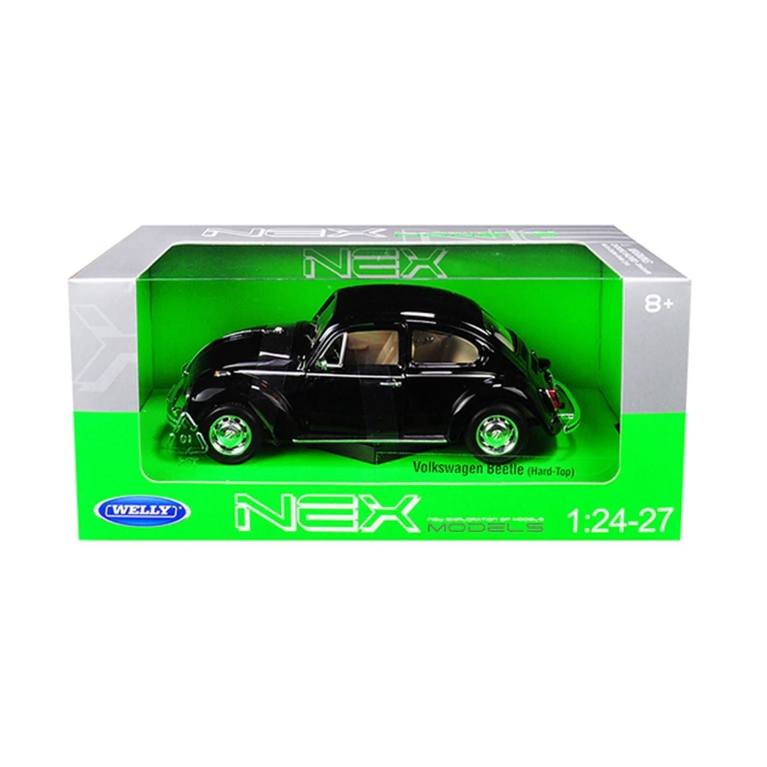 Welly Volkswagen Beetle Hard Top Black 1:24 Scale