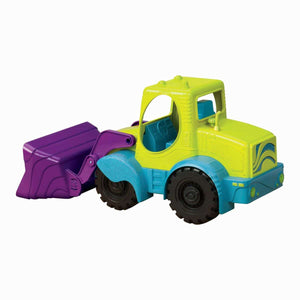 B. Toys Loadie Loader Excavator Truck - Green & Purple