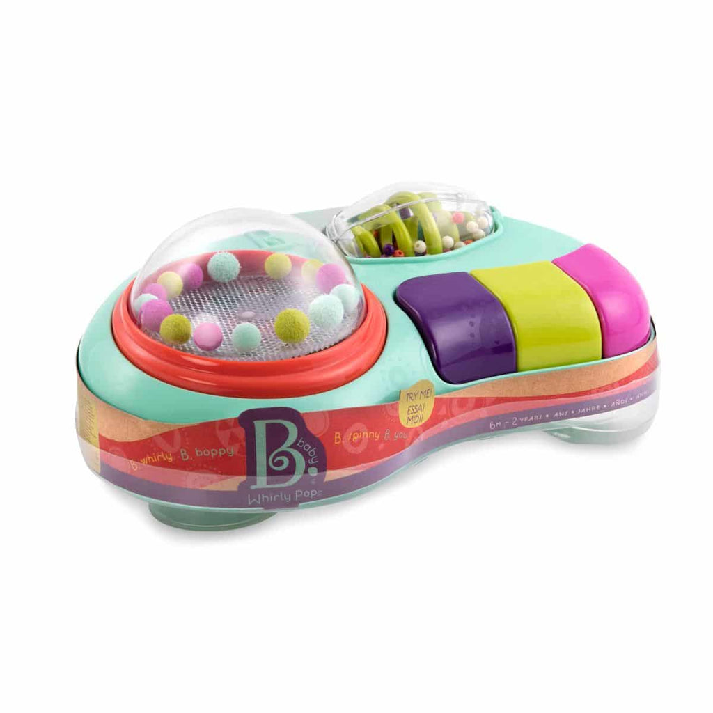 B. Toys Whirly Pop Activity Suction Toy